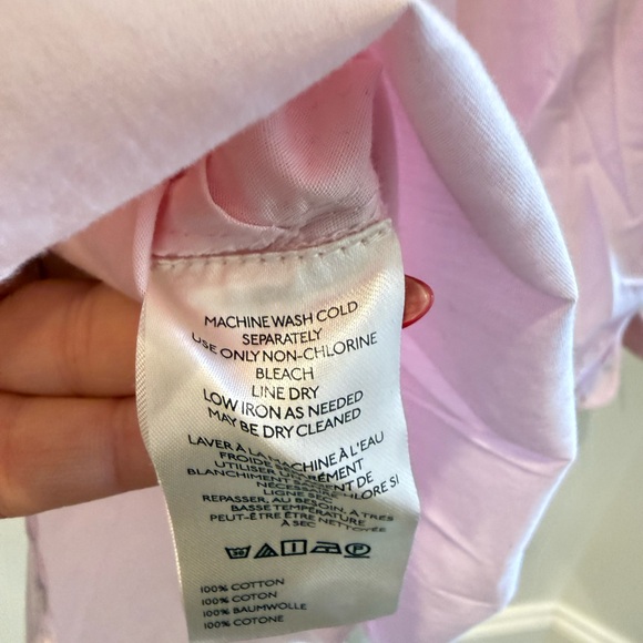 Maeve Bennet Buttondown Shirt Size 1X Pink - Picture 5 of 5